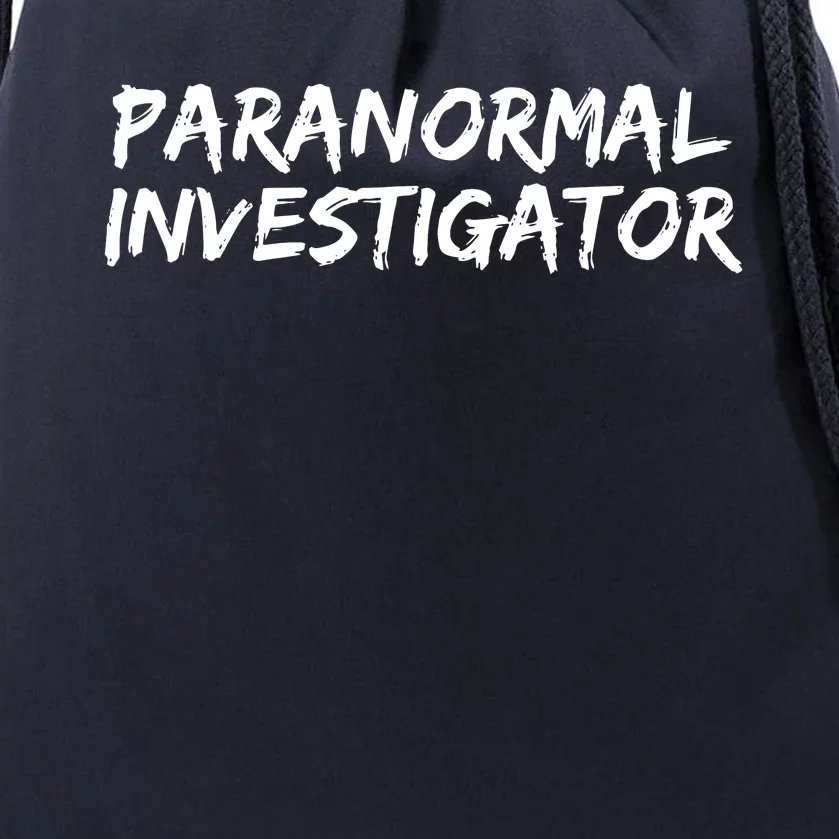 Paranormal Investigator Ghost Hunting Evp Halloween Drawstring Bag