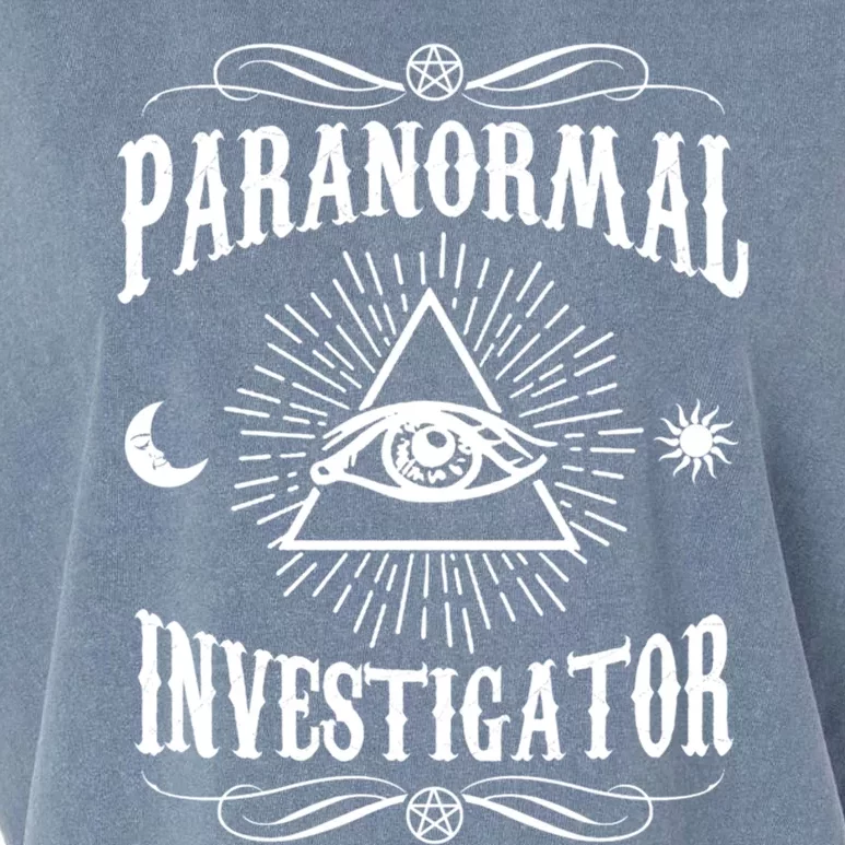 Paranormal Investigator Ghost Hunting Gift Garment-Dyed Women's Muscle Tee