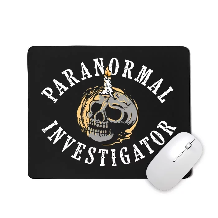 Paranormal Investigator Ghost Hunting Phantom Halloween Mousepad