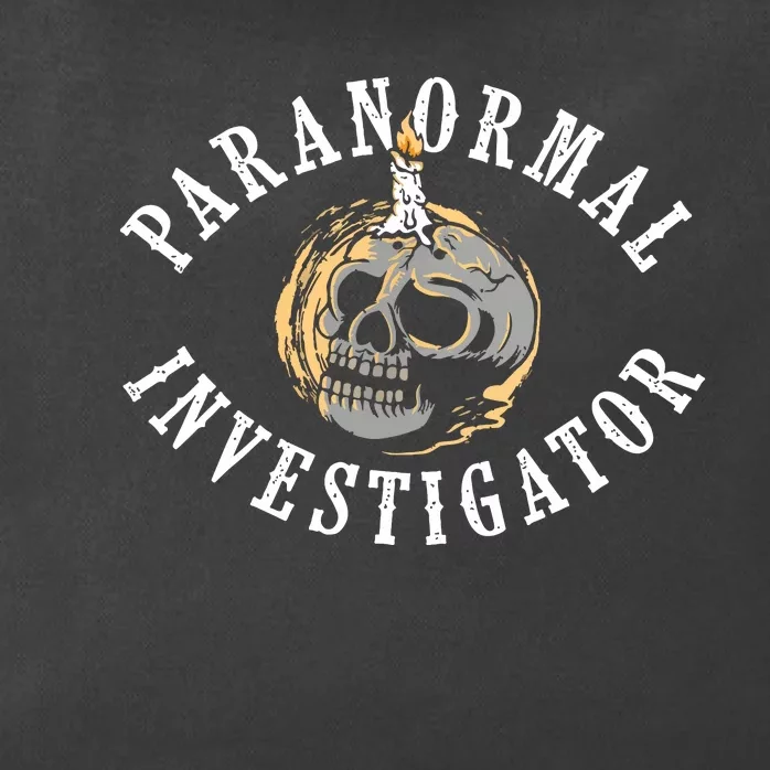 Paranormal Investigator Ghost Hunting Phantom Halloween Zip Tote Bag