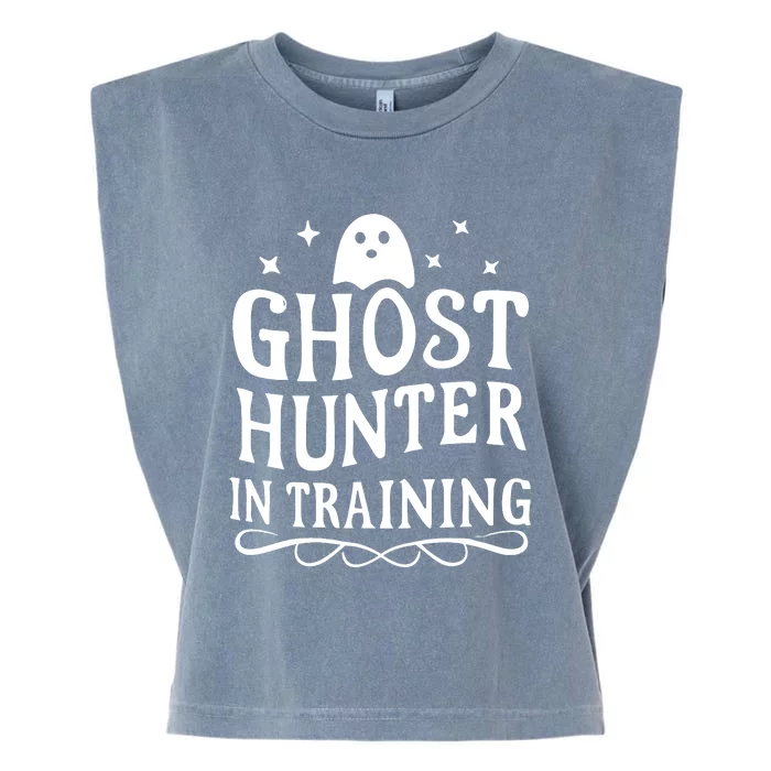 Paranormal Investigator Ghost Hunter In Training Garment-Dyed Women's Muscle Tee