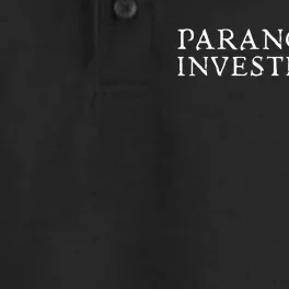 Paranormal Investigator Ghost Hunter Evp Halloween Dry Zone Grid Performance Polo