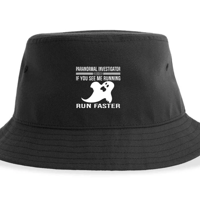 Paranormal Investigator Ghost Hunting Sustainable Bucket Hat