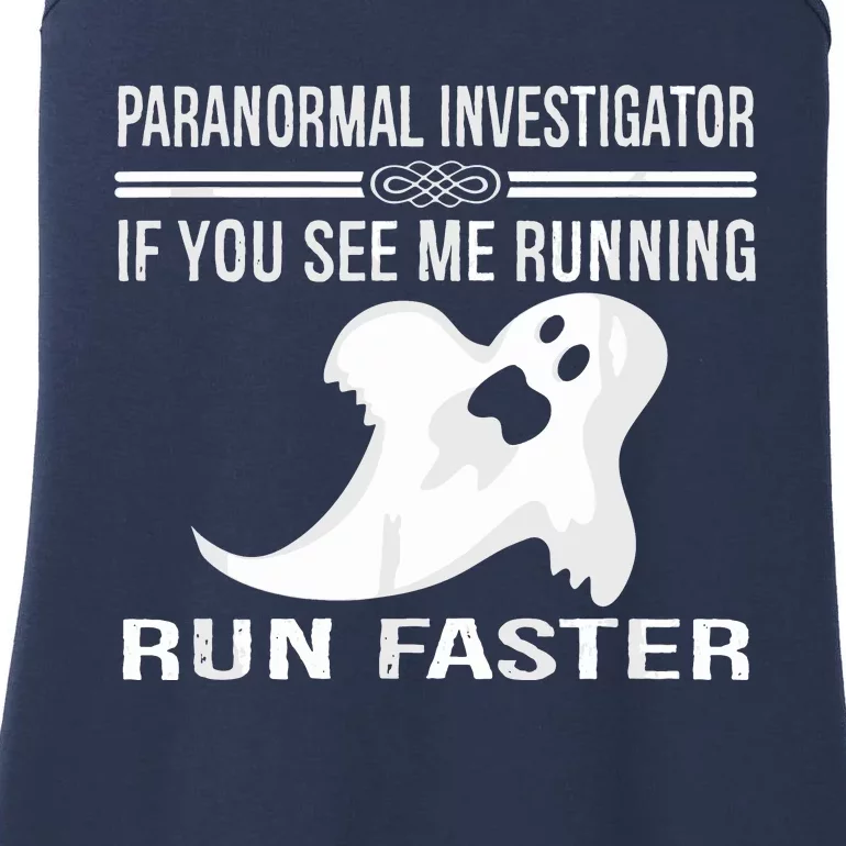 Paranormal Investigator Ghost Hunting Ladies Essential Tank