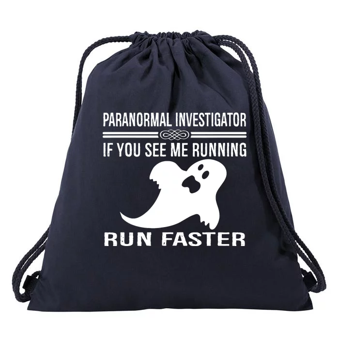 Paranormal Investigator Ghost Hunting Drawstring Bag