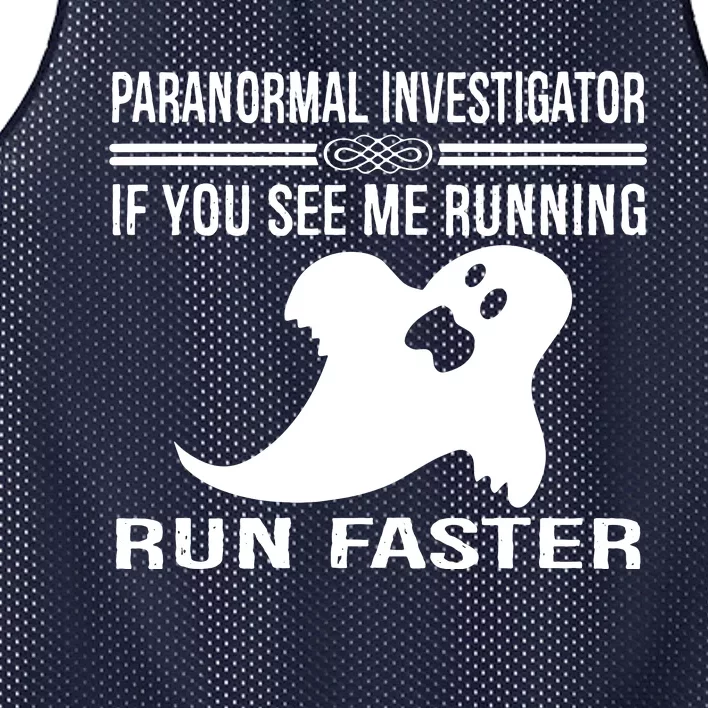 Paranormal Investigator Ghost Hunting Mesh Reversible Basketball Jersey Tank