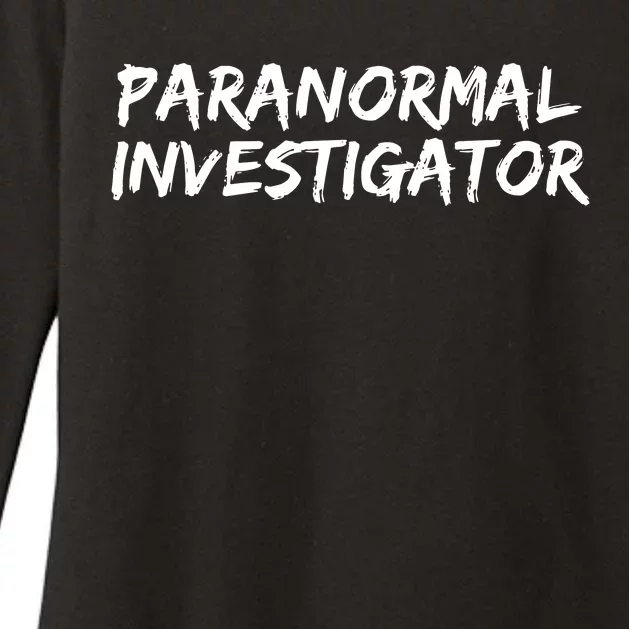 Paranormal Investigator Ghost Hunting EVP Halloween Womens CVC Long Sleeve Shirt