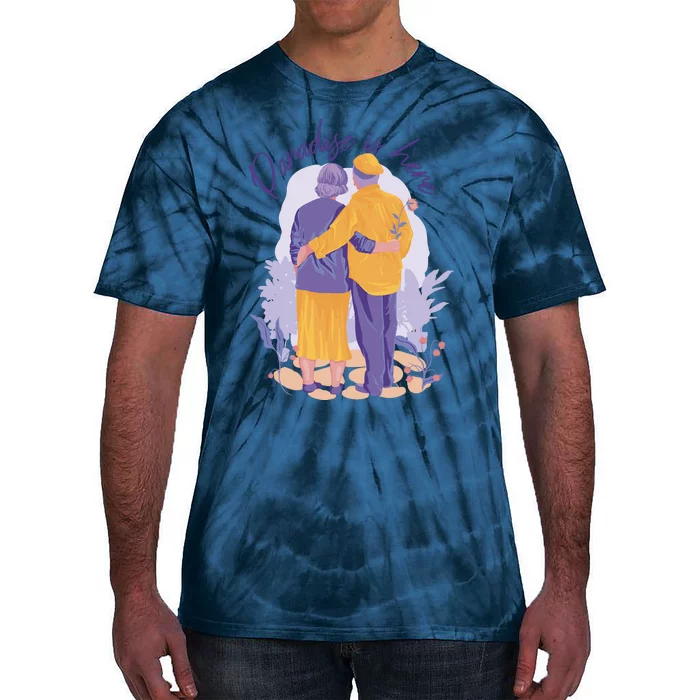 Paradise Is Here Alder Couple Tie-Dye T-Shirt