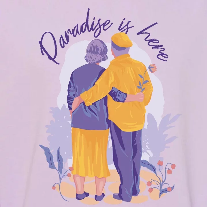 Paradise Is Here Alder Couple Garment-Dyed Sweatshirt