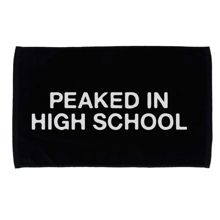 Peaked In High School Microfiber Hand Towel