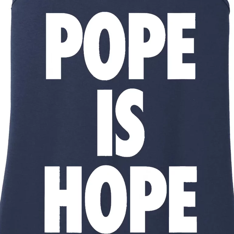 Pope Is Hope Ladies Essential Tank