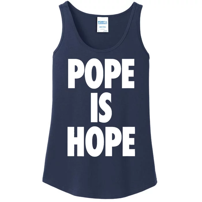 Pope Is Hope Ladies Essential Tank