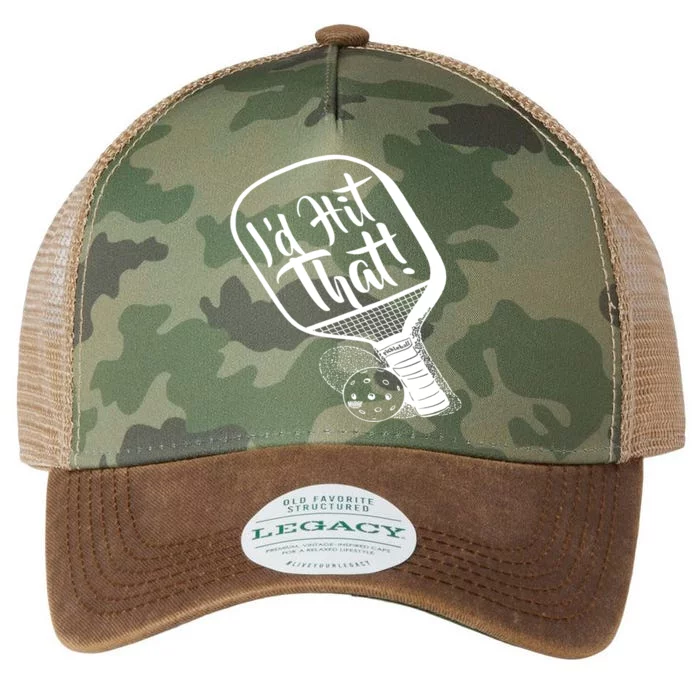 Pickleball I'd Hit That 1 Sided Legacy Tie Dye Trucker Hat