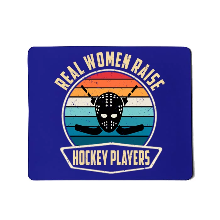 Proud Ice Hockey Mom Real Raise Hockey Players Cute Gift Mousepad