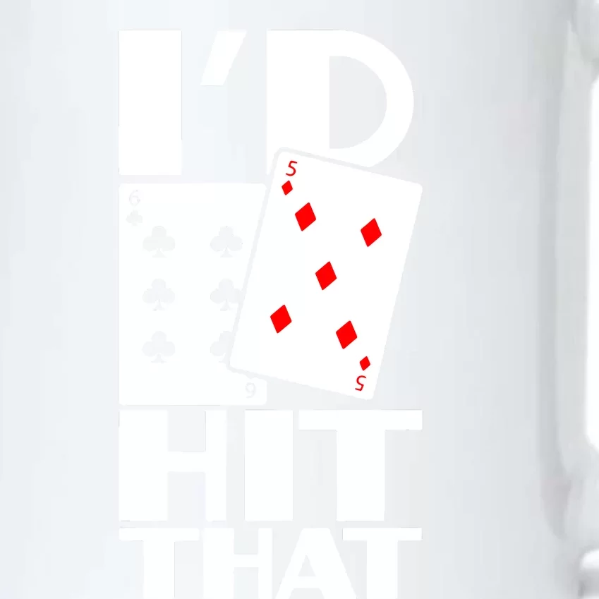 Poker ID Hit That Gambling Texas Hold Em Card Game Black Color Changing Mug