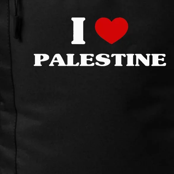 Palestine I Heart Palestine Souvenir I Love Palestine Daily Commute Backpack