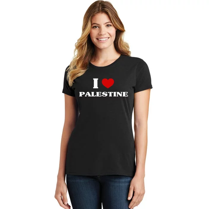 Palestine I Heart Palestine Souvenir I Love Palestine Women's T-Shirt