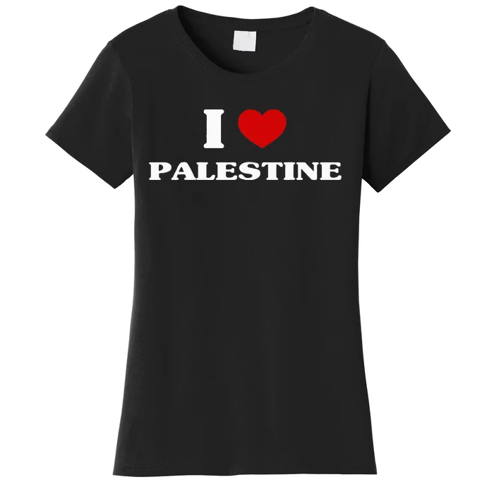 Palestine I Heart Palestine Souvenir I Love Palestine Women's T-Shirt