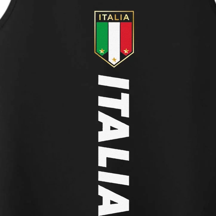 Proud Italian Italia Design Italian Soccer Jersey Style Performance Tank