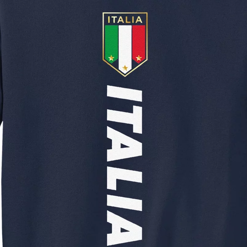 Proud Italian Italia Design Italian Soccer Jersey Style Tall Sweatshirt