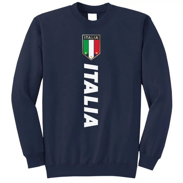 Proud Italian Italia Design Italian Soccer Jersey Style Tall Sweatshirt