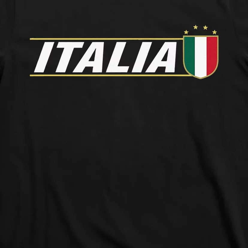 Proud Italian Italia Design Italian Soccer Jersey Style T-Shirt