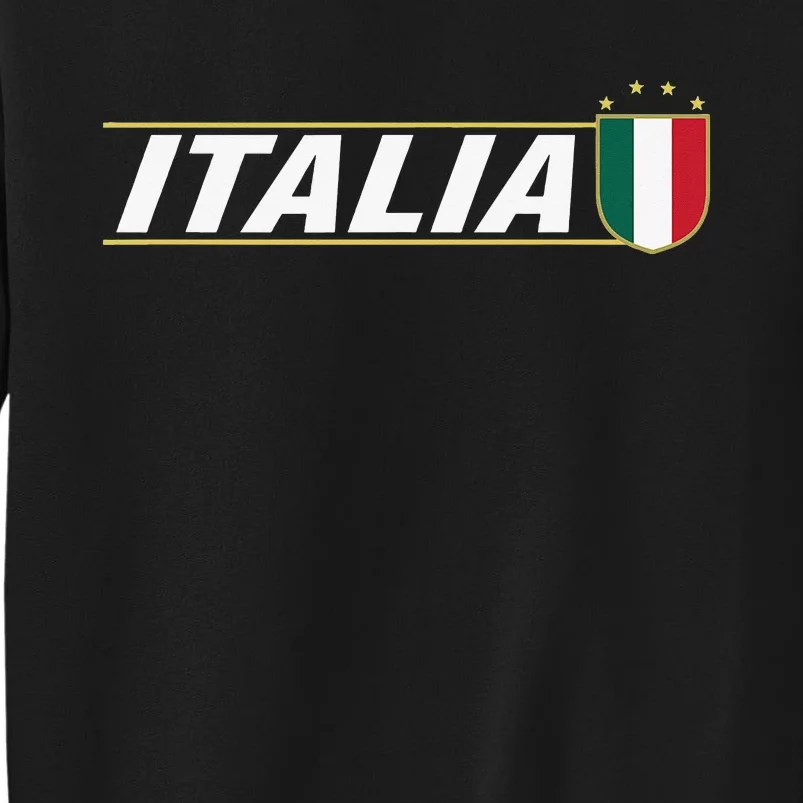 Proud Italian Italia Design Italian Soccer Jersey Style Tall Sweatshirt