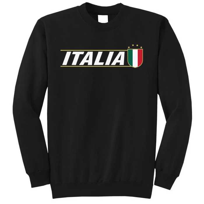 Proud Italian Italia Design Italian Soccer Jersey Style Tall Sweatshirt