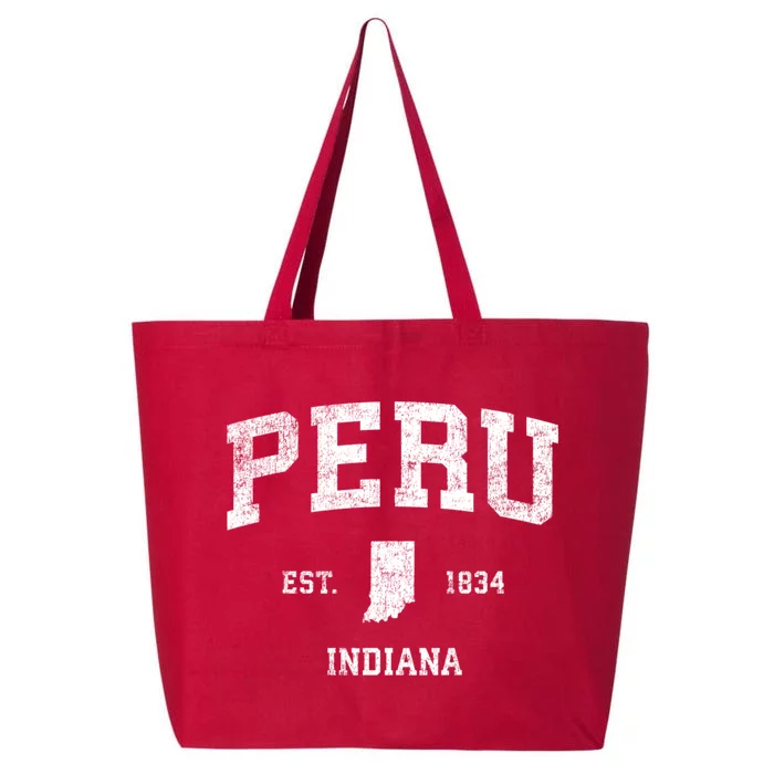 Peru Indiana In Vintage Sports 25L Jumbo Tote