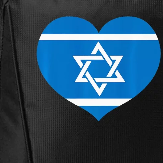 Peace In Israel Support Israel Heart Love For Israel City Backpack