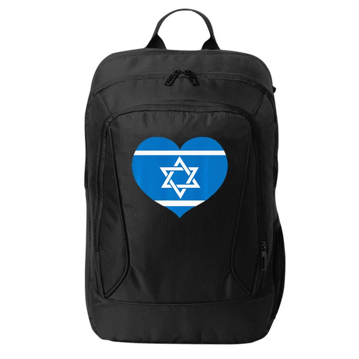 Peace In Israel Support Israel Heart Love For Israel City Backpack