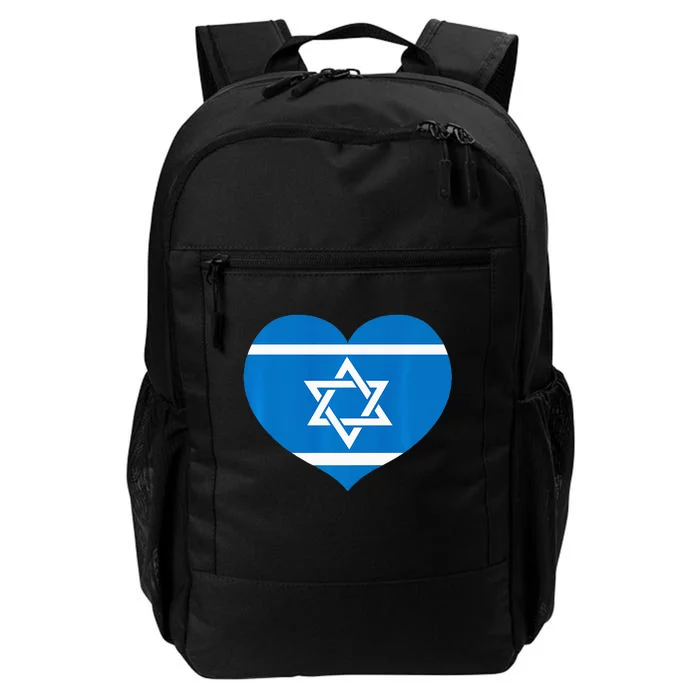 Peace In Israel Support Israel Heart Love For Israel Daily Commute Backpack