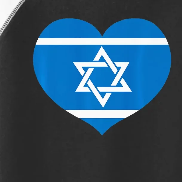 Peace In Israel Support Israel Heart Love For Israel Toddler Fine Jersey T-Shirt