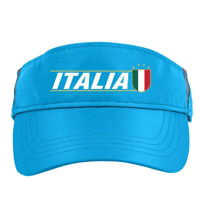 Proud Italian Italia Design Italian Soccer Jersey Style Adult Drive Performance Visor