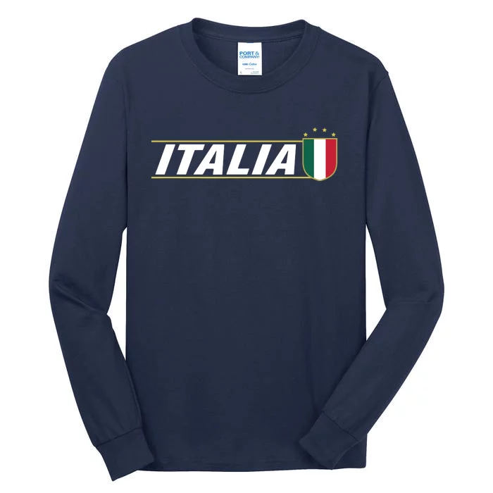 Proud Italian Italia Design Italian Soccer Jersey Style Tall Long Sleeve T-Shirt