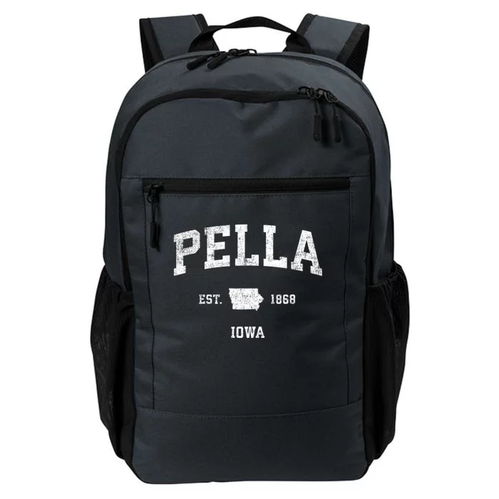 Pella Iowa Ia Vintage Sports Daily Commute Backpack