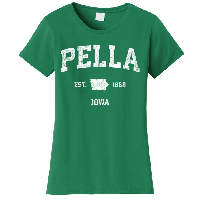 Pella Iowa Ia Vintage Sports Women's T-Shirt