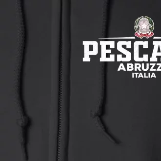 Pescara Italia Italy Full Zip Hoodie