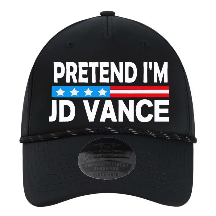 Pretend IM Jd Vance Funny Lazy Halloween Costume Performance The Dyno Cap