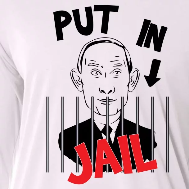 Put In Jail | Stop Vladimir Putin Cooling Performance Long Sleeve Crew