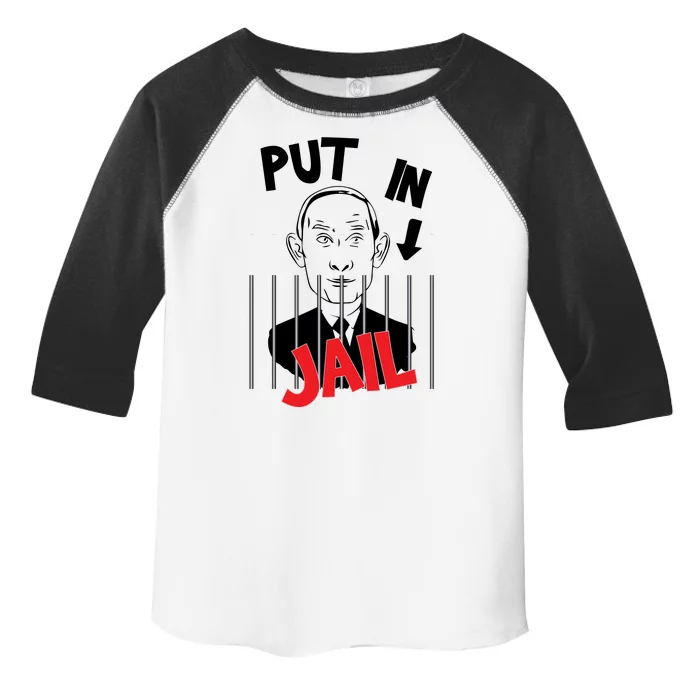 Put In Jail | Stop Vladimir Putin Toddler Fine Jersey T-Shirt