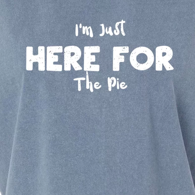 Pie: Im Just Here For The Pie Science Sayings Gift Garment-Dyed Women's Muscle Tee