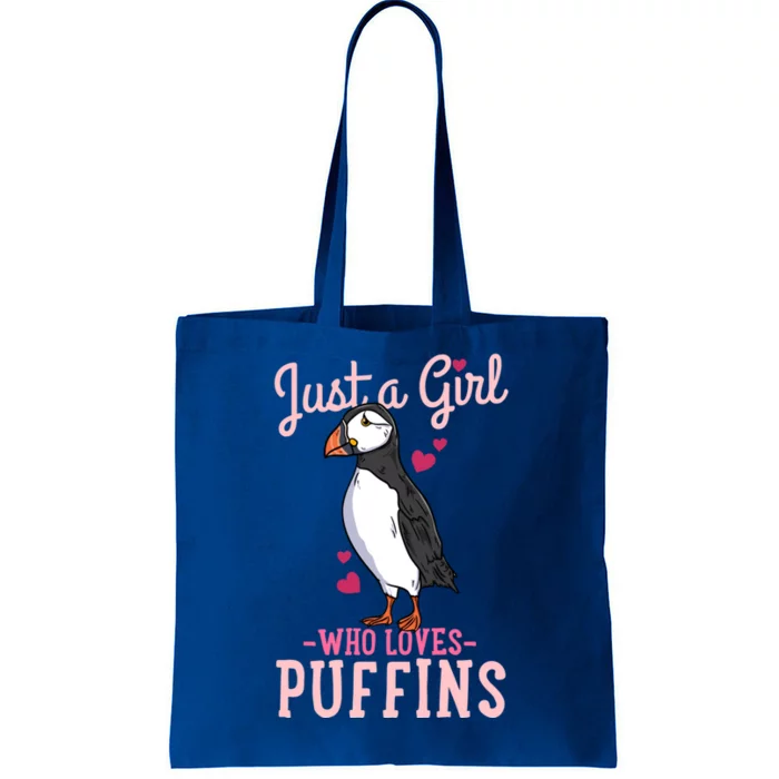 Puffin Iceland Just A Who Loves Puffins Gift Tote Bag