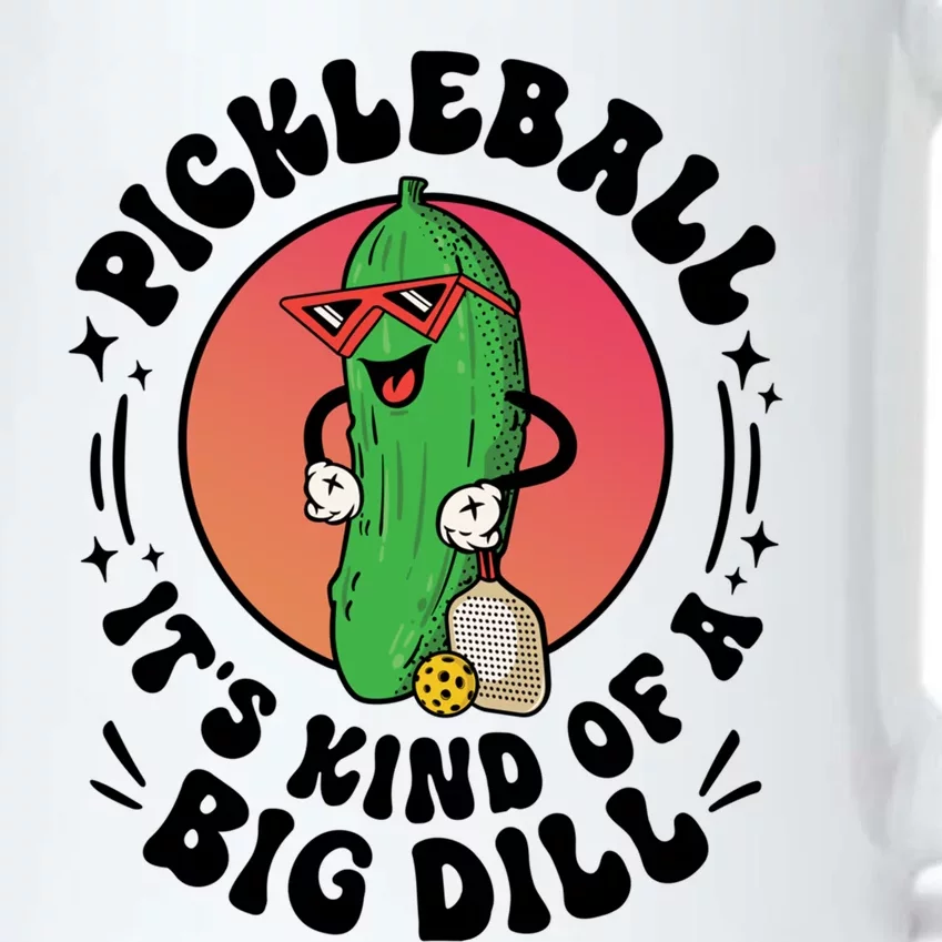 Pickleball ItS Kind Of A Big Dill Funny Paddleball Player Gift Black Color Changing Mug