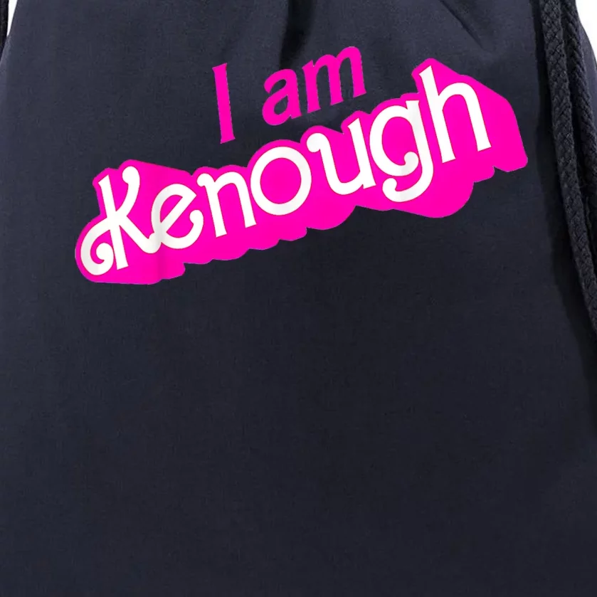 Pinky Im Ken I Am Ken Funny Enough Tee For Men Women Drawstring Bag