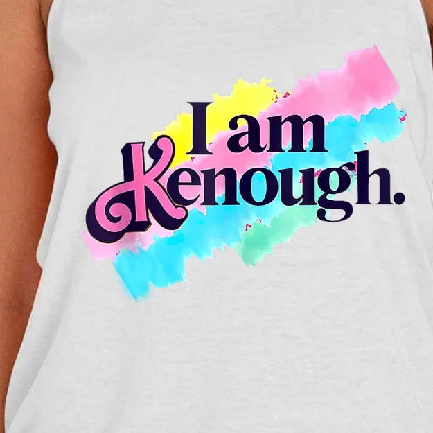 Pinky Im Ken I Am Ken Funny Enough For Men Women Women's Knotted Racerback Tank