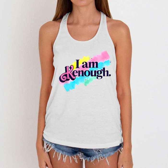 Pinky Im Ken I Am Ken Funny Enough For Men Women Women's Knotted Racerback Tank