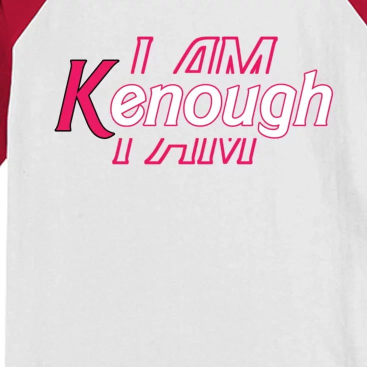 Pinky Im Ken I Am Ken Funny Enough Tee For Men Women Kids Kids Colorblock Raglan Jersey