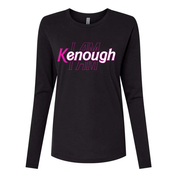 Pinky Im Ken I Am Kenough Funny Enough Womens Cotton Relaxed Long Sleeve T-Shirt