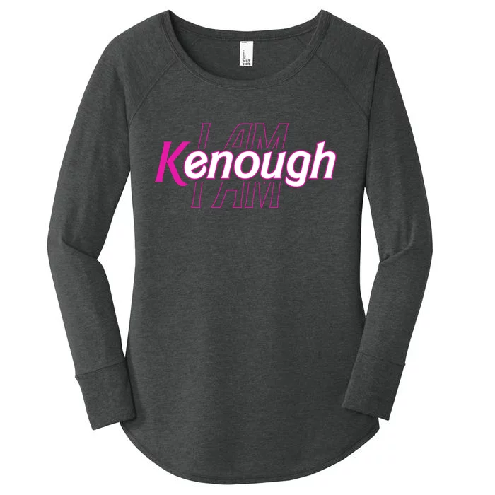 Pinky Im Ken I Am Kenough Funny Enough Women's Perfect Tri Tunic Long Sleeve Shirt